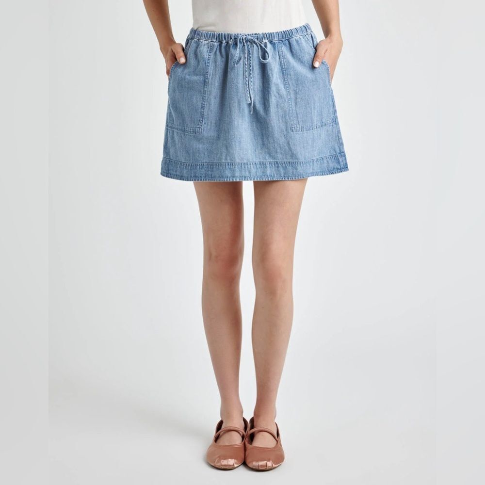 Talbots Light Blue Denim Skirt